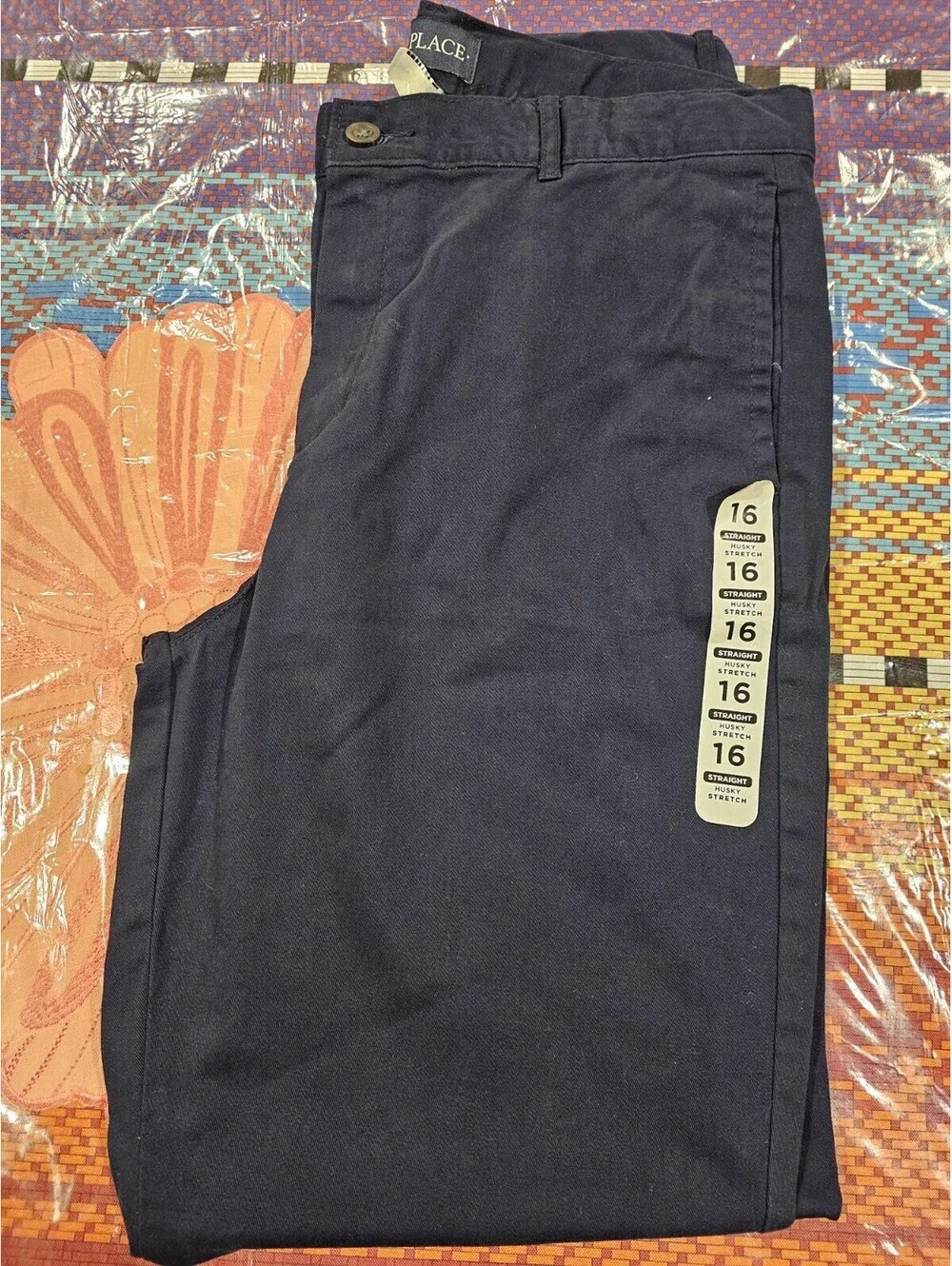 children s place boys pants Navy Blue 16 Husky